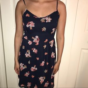 Abercrombie and Fitch Navy Floral Dress